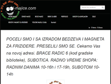 Tablet Screenshot of cool-majice.com